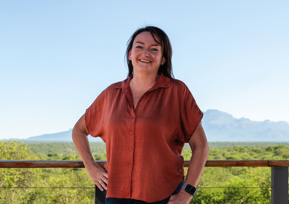 Angela Pohl, your trusted property expert in the Pam Golding PropertiesHoedspruit Wildlife office.