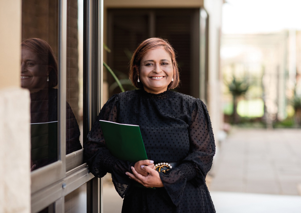 Rushda Thomas, your trusted property expert in the Pam Golding PropertiesEast Rand Rentals office.