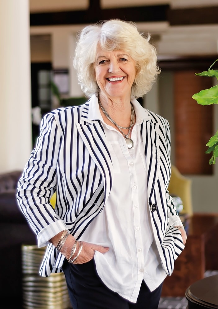 Pam Butler, your trusted property expert in the Pam Golding PropertiesHilton office.