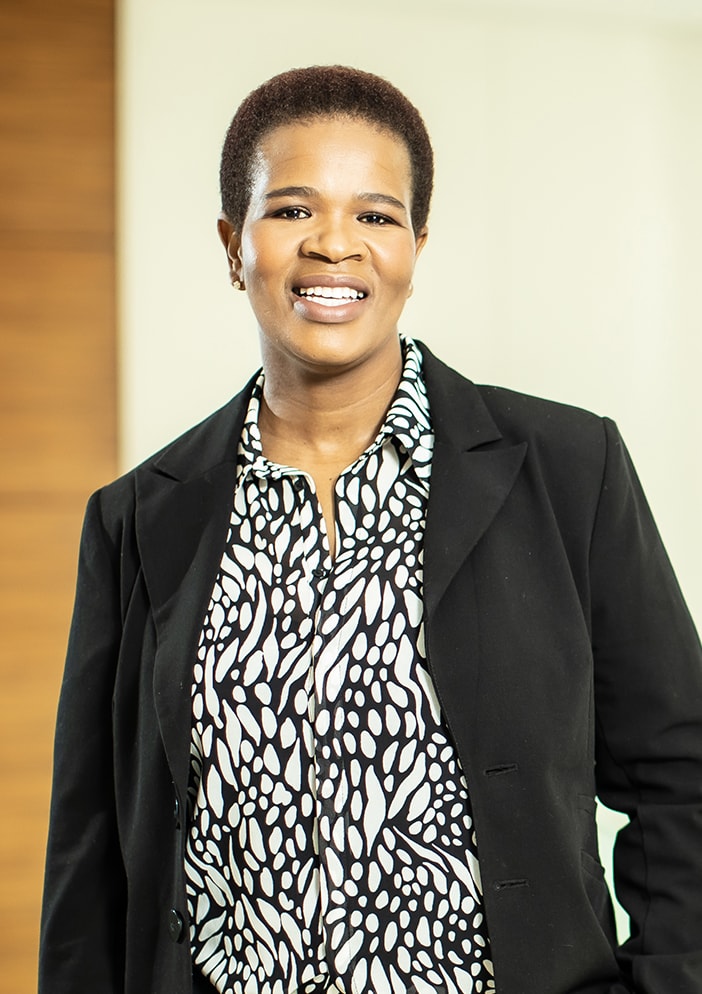 Vuyi Mbhenge, your trusted property expert in the Pam Golding PropertiesSunningdale office.