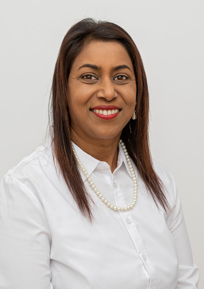 Michelle Naicker, your trusted property expert in the Pam Golding PropertiesSunningdale office.