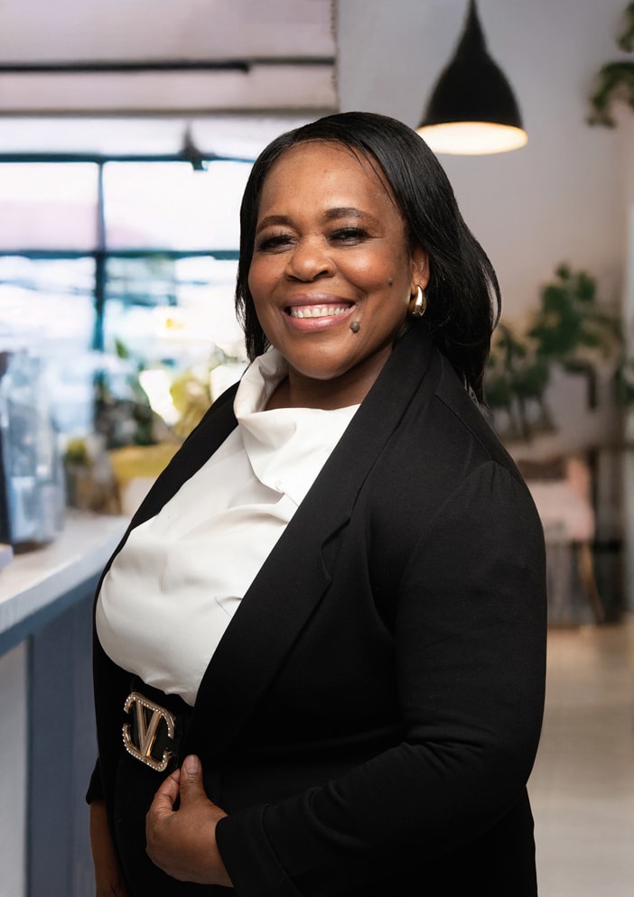 Sara Radebe, your trusted property expert in the Pam Golding PropertiesWelkom office.