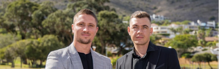 Sam and Lee, your local property experts in Burgundy Estate, South Africa