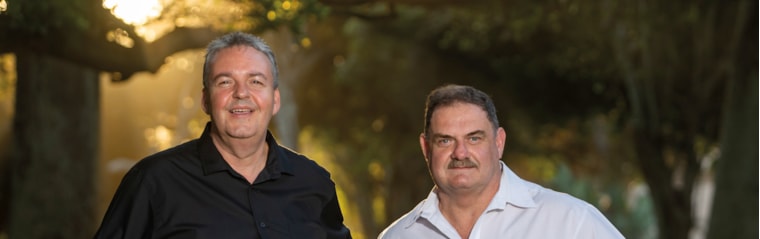 Trevor and Les, your local property experts in uMhlanga Rocks, South Africa