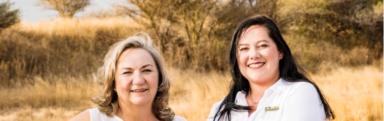 Linda and Bianca, your local property experts in Polokwane, South Africa