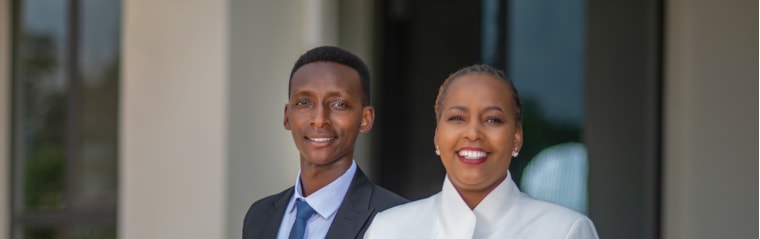 Rosetta and Dennis, your local property experts in Mombasa Road, Kenya