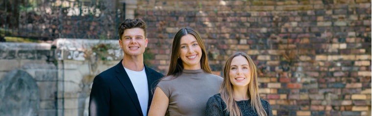 Ashleigh, Alexandra and Luke, your local property experts in Observatory, South Africa