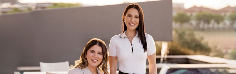 Benita and Charlene, your local property experts in Rynfield, South Africa