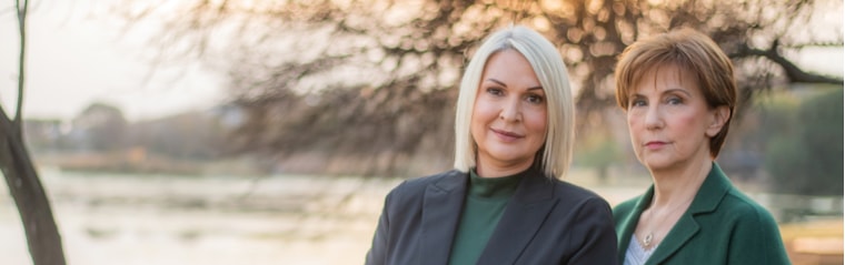 Irina and Heidi, your local property experts in The Wilds, South Africa