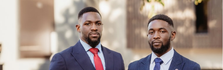 Kevin and Kennedy, your local property experts in Morningside, South Africa