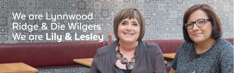 Lesley and Lily, your local property experts in Lynnwood Ridge, South Africa