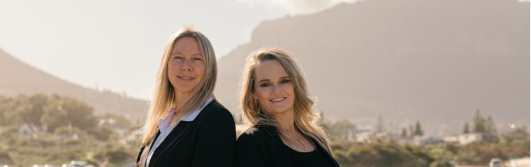 Lisa and Erica, your local property experts in Mount Rhodes, South Africa