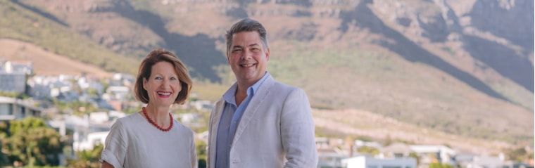 Barbara and Sascha, your local property experts in Camps Bay, South Africa