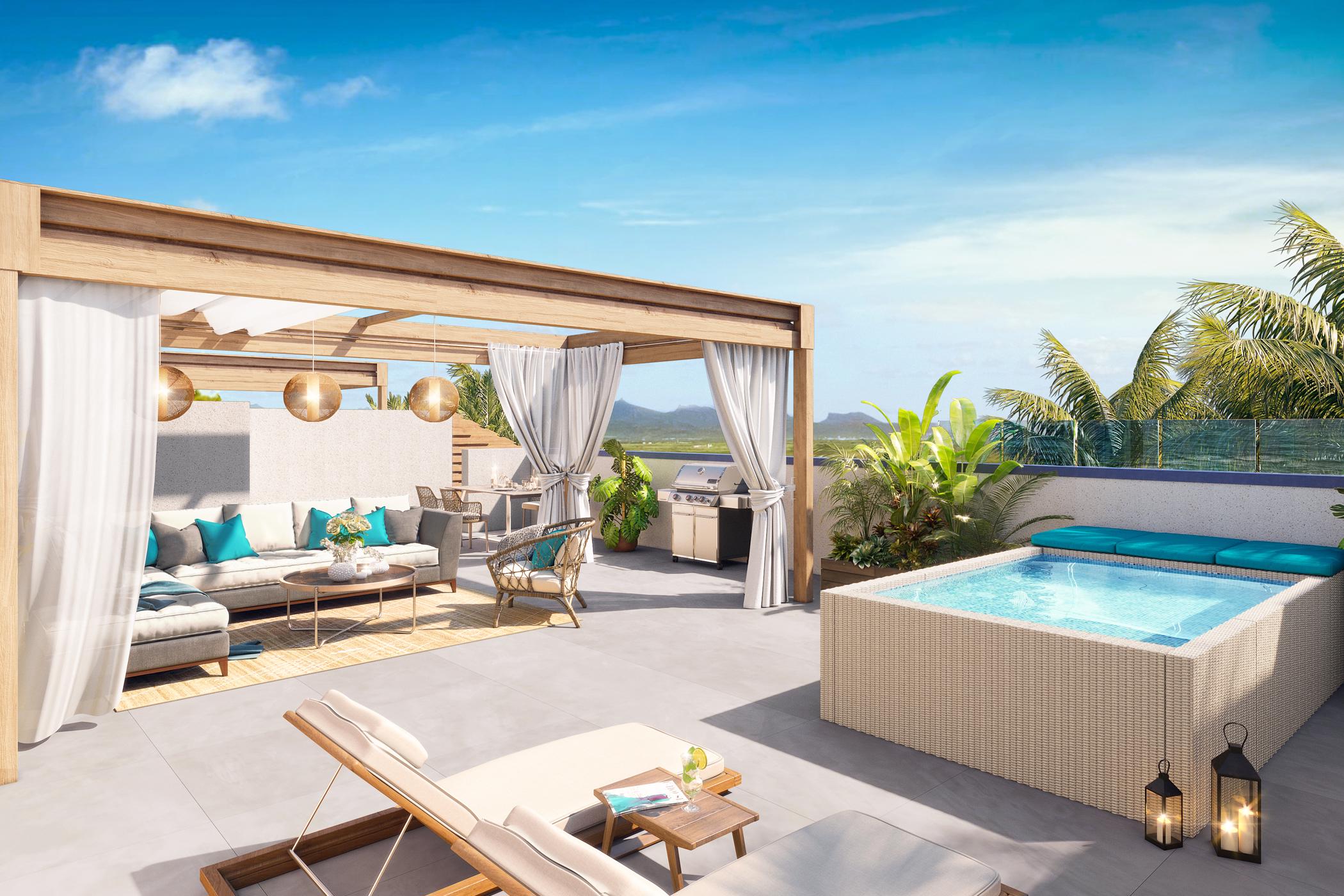 Penthouse apartment for sale in Pereybere, Mauritius - MPR1448436