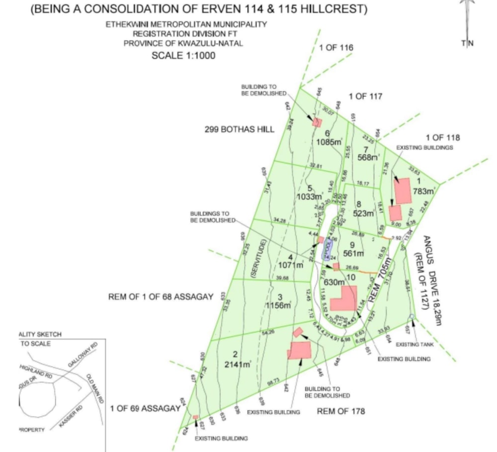 Residential vacant land for sale in Hillcrest, Upper Highway - 1KF1591852