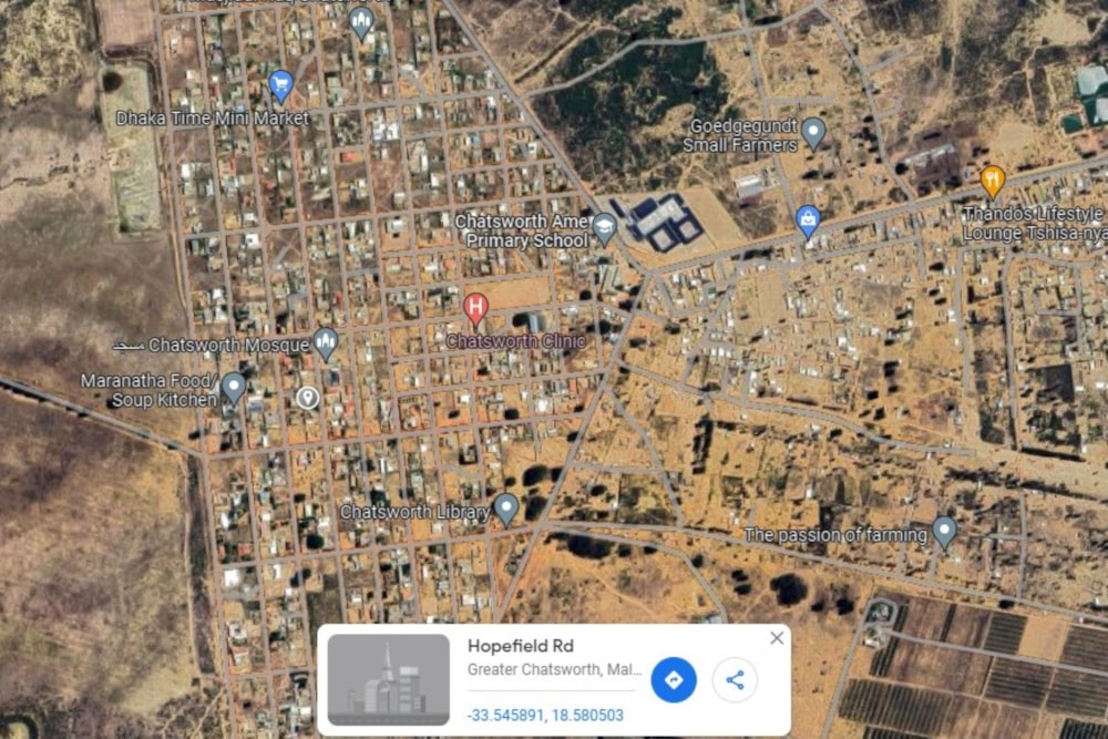 Residential vacant land sold in Chatsworth, Malmesbury - 1MS1621577