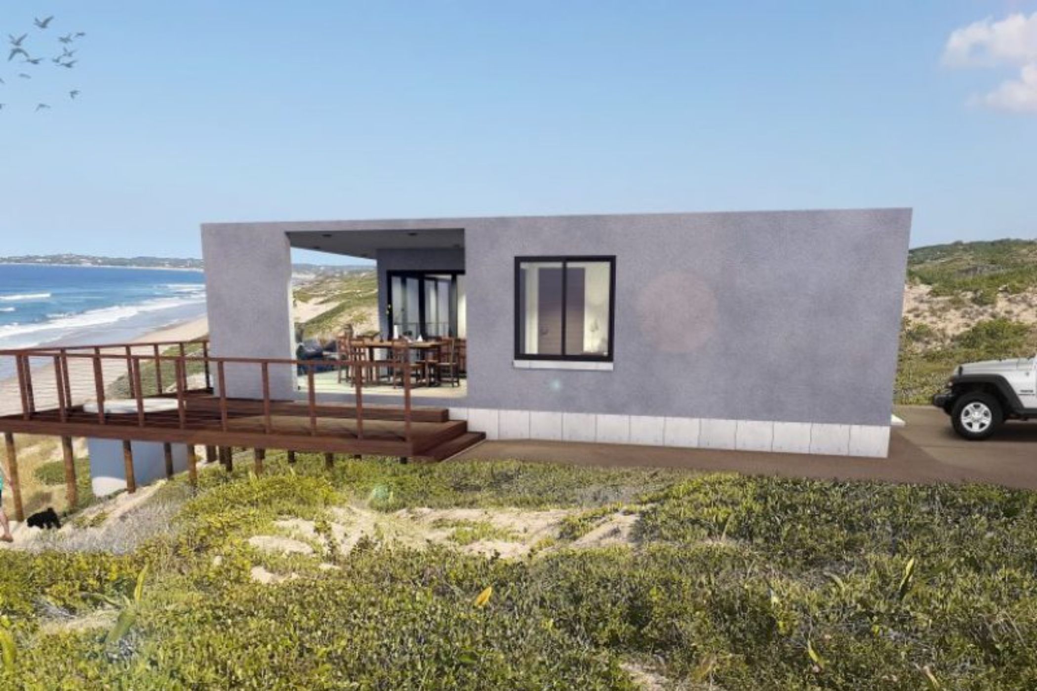 Beachfront villa for sale in Praia do Tofo, Mozambique - 3MQ1622149