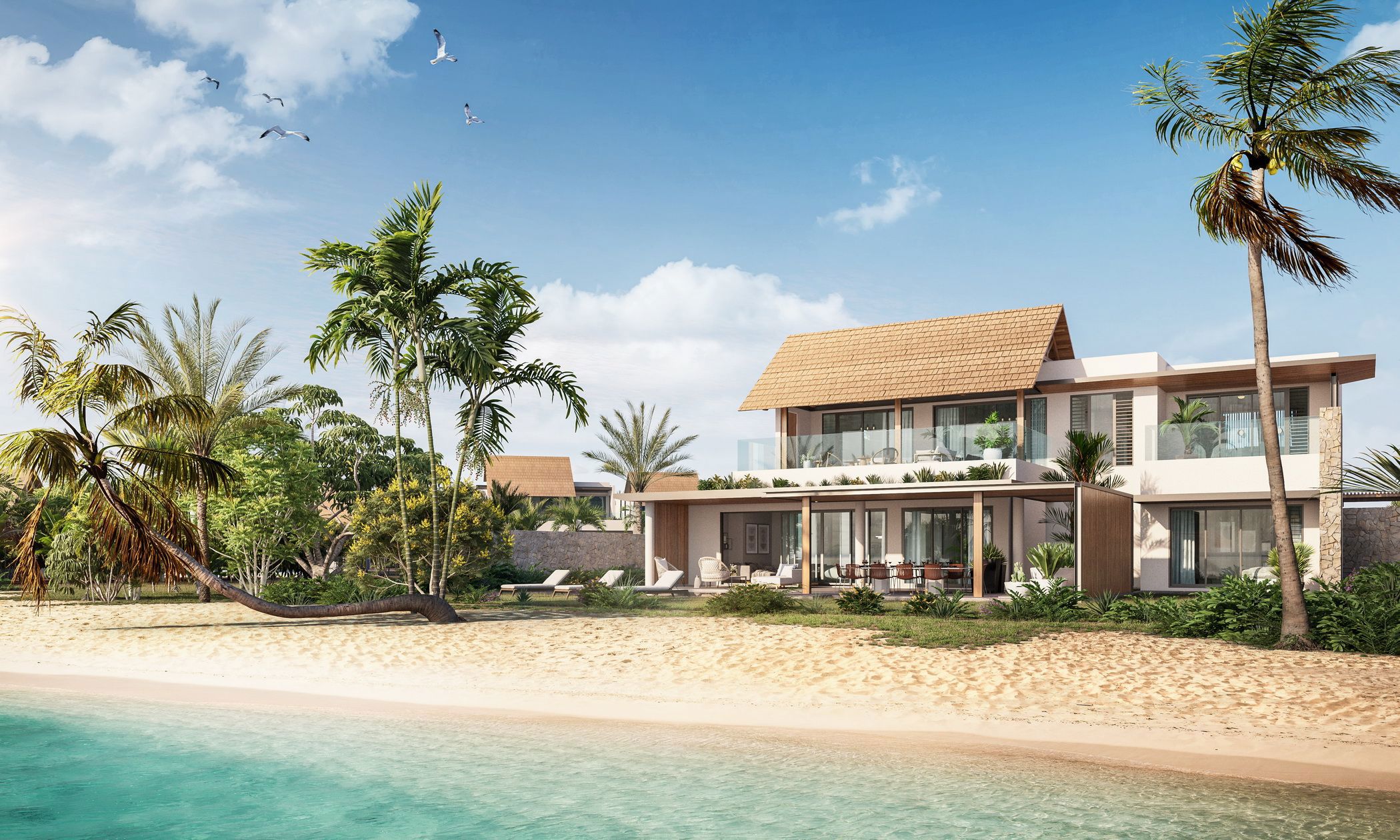 Beachfront villa for sale in Wolmar, Mauritius - MUR1636055