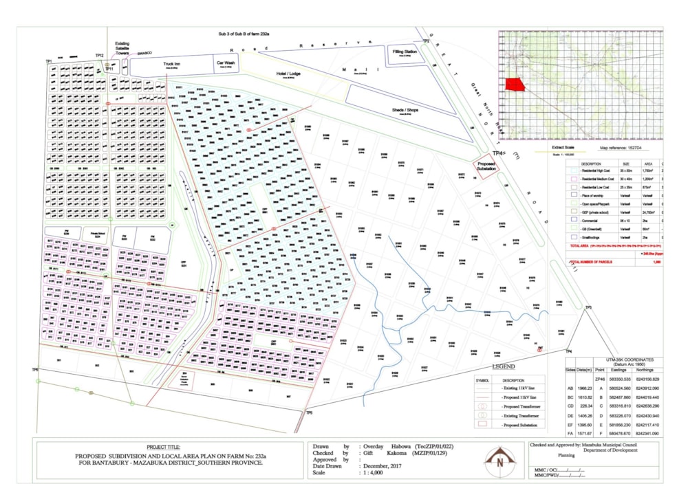 Residential vacant land for sale in Mazabuka, Zambia - 3ZA1660132 Residential vacant land for sale in Mazabuka, Zambia - 3ZA1660132