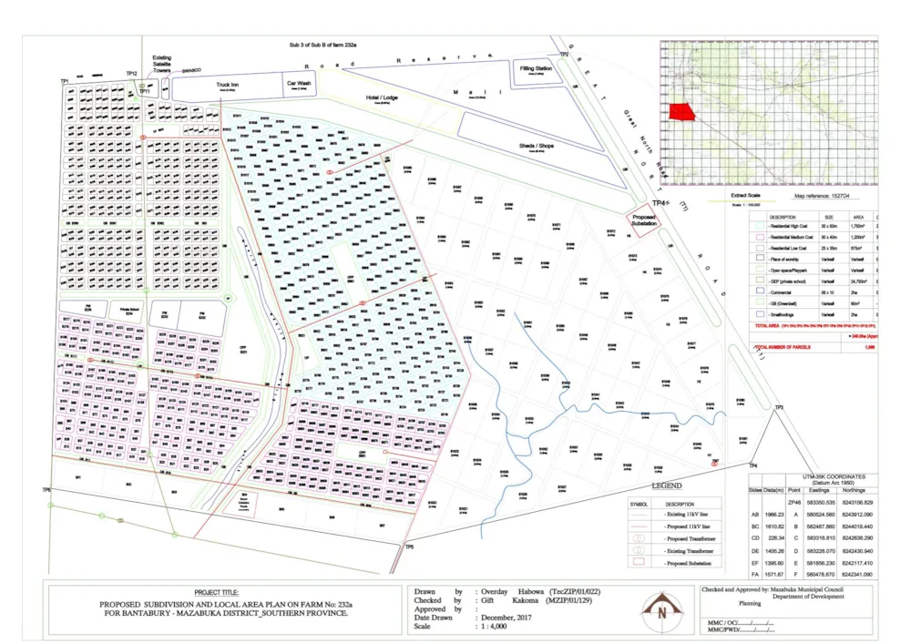 Residential vacant land for sale in Mazabuka, Zambia - 3ZA1660132 Residential vacant land for sale in Mazabuka, Zambia - 3ZA1660132