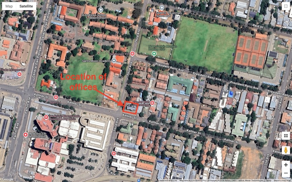 Commercial office to rent in Westdene, Bloemfontein - 1BX1643925