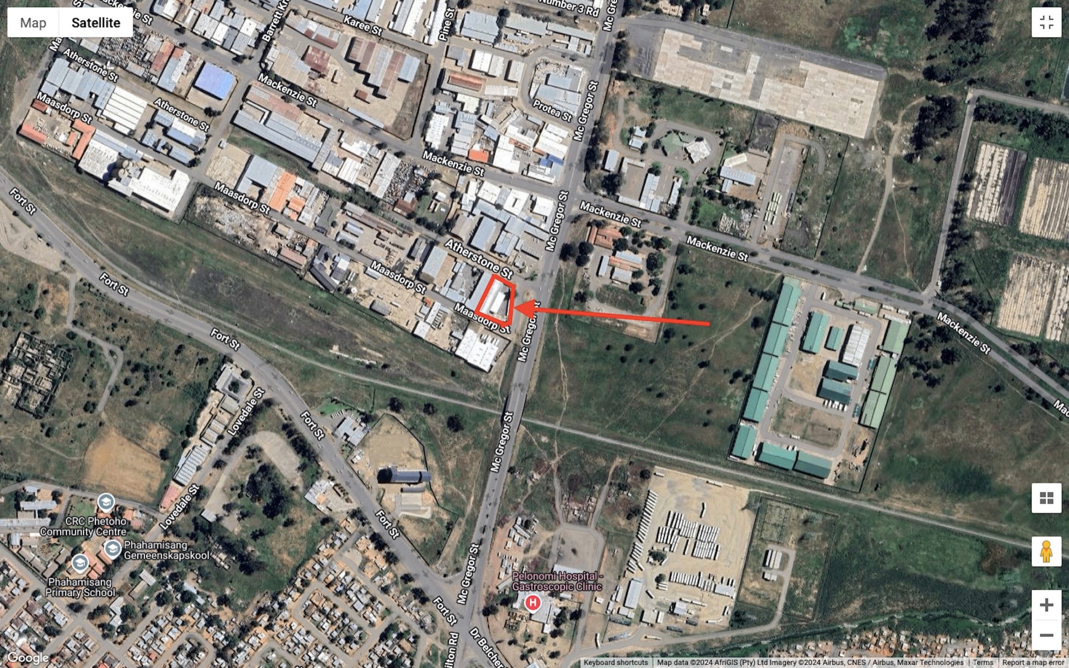 Commercial industrial property to rent in Oos Einde, Bloemfontein - 1BX1679495