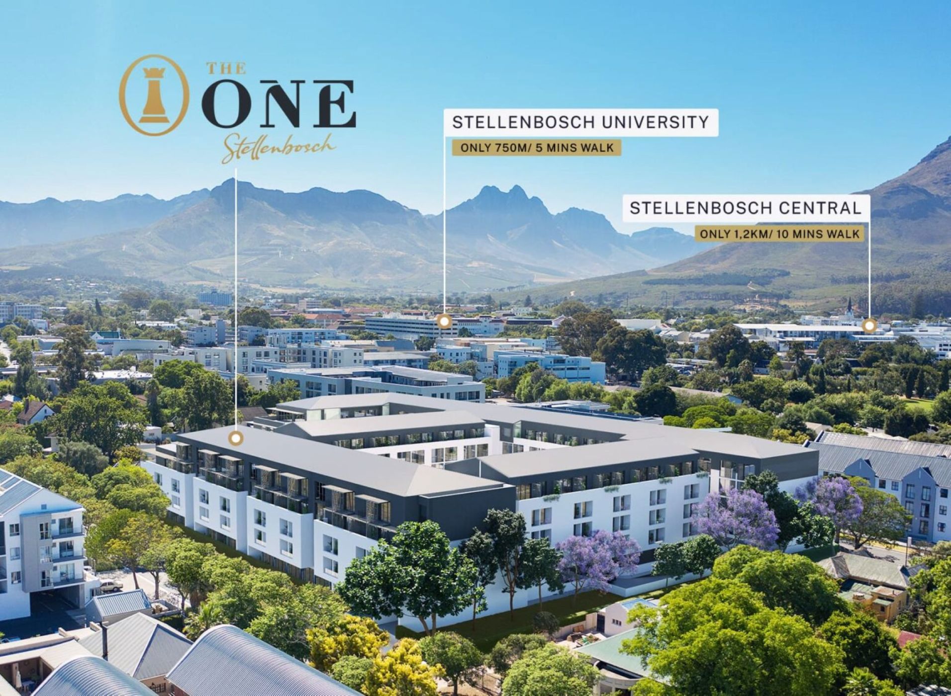 Apartment let in Stellenbosch Central - ST1684830