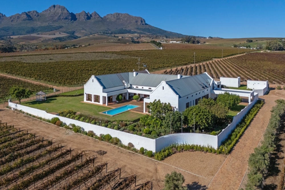 Wine farm for sale in Stellenbosch Farms - ST1698999 Wine farm for sale in Stellenbosch Farms - ST1698999