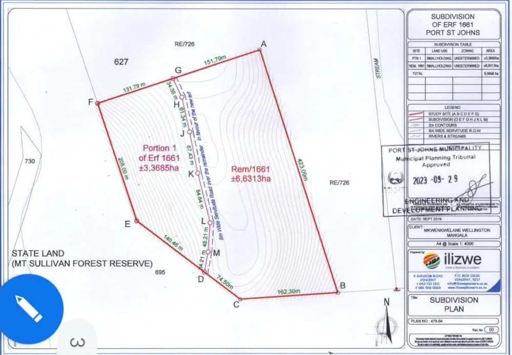 Vacant land for sale in Port St John's - 1KK1705077 Vacant land for sale in Port St John's - 1KK1705077