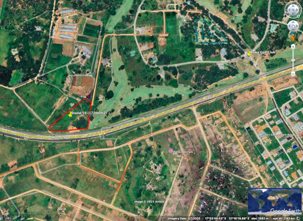 Commercial vacant land for sale in Ruwa, Zimbabwe - 3ZB1722115 Commercial vacant land for sale in Ruwa, Zimbabwe - 3ZB1722115