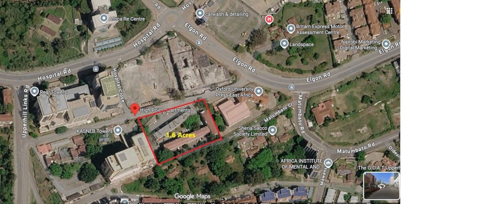 Commercial vacant land for sale in Upper Hill, Kenya - 3KE1729743