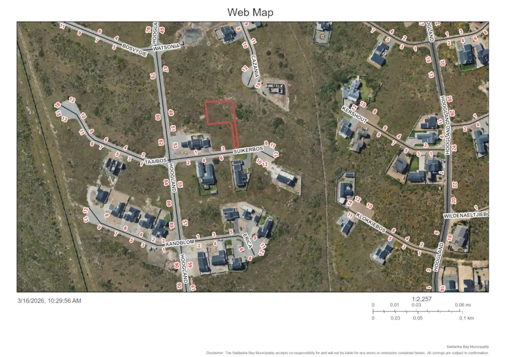 Vacant land for sale in Saldanha Bay - LA1733780 Vacant land for sale in Saldanha Bay - LA1733780