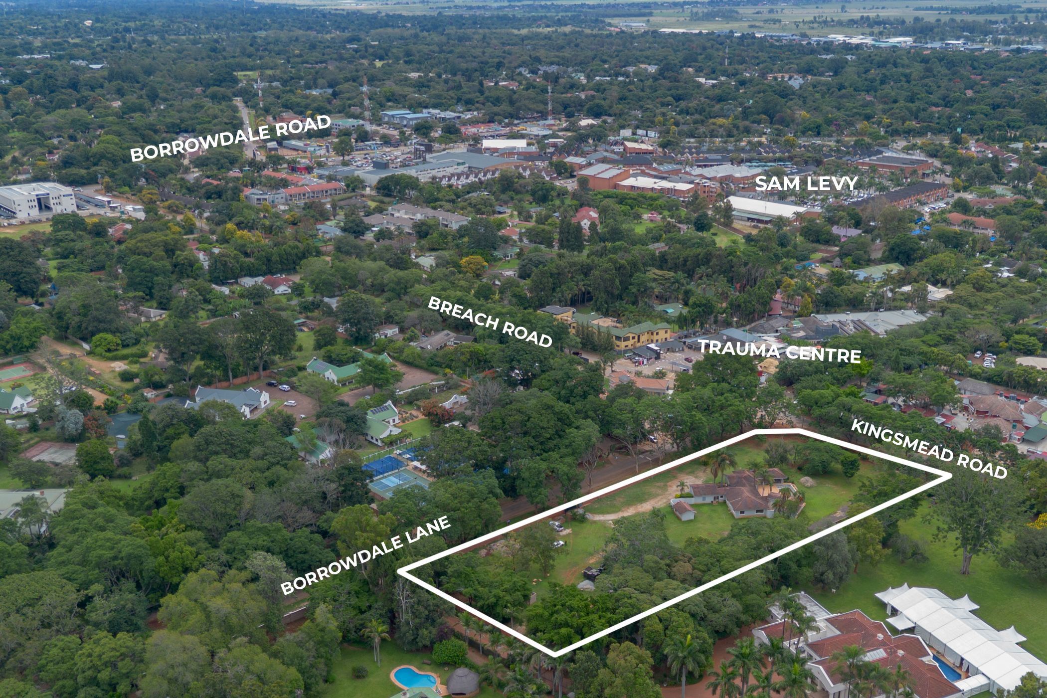 Residential vacant land for sale in Borrowdale, Zimbabwe - 3ZB1733324