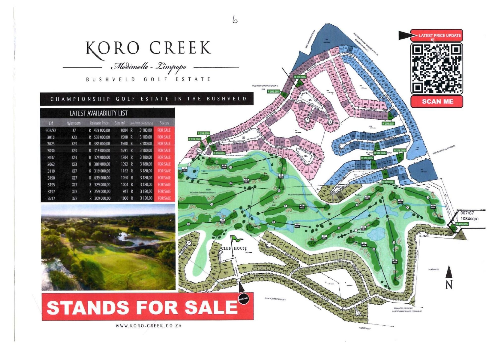 Vacant land for sale in Koro Creek Golf Estate - 1MDM1739080