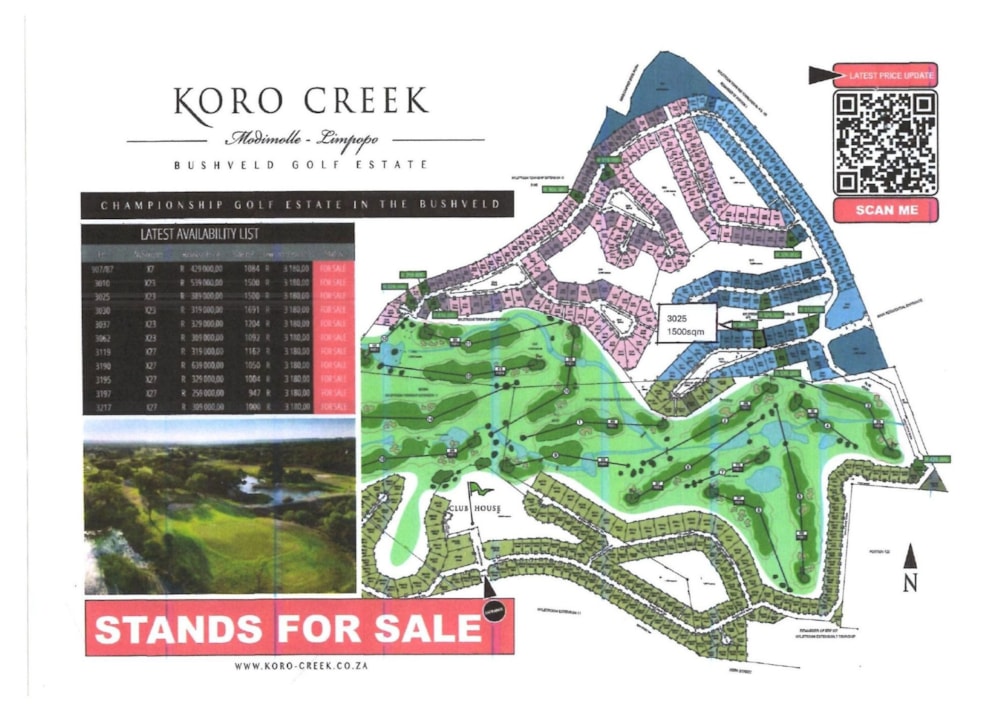 Vacant land for sale in Koro Creek Golf Estate - 1MDM1739082