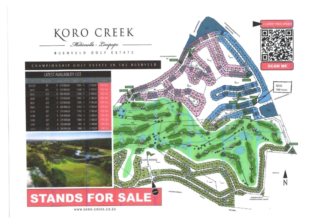 Vacant land for sale in Koro Creek Golf Estate - 1MDM1739084