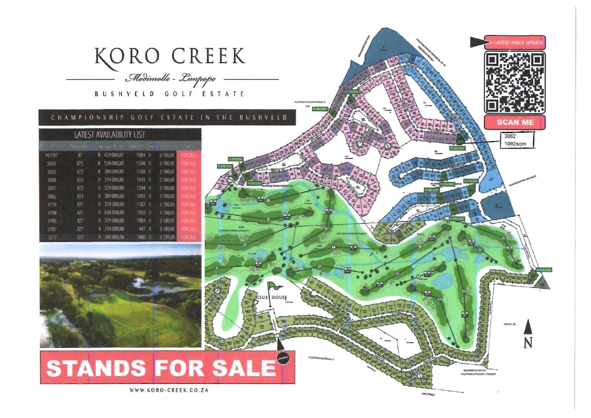 Vacant land for sale in Koro Creek Golf Estate - 1MDM1739088