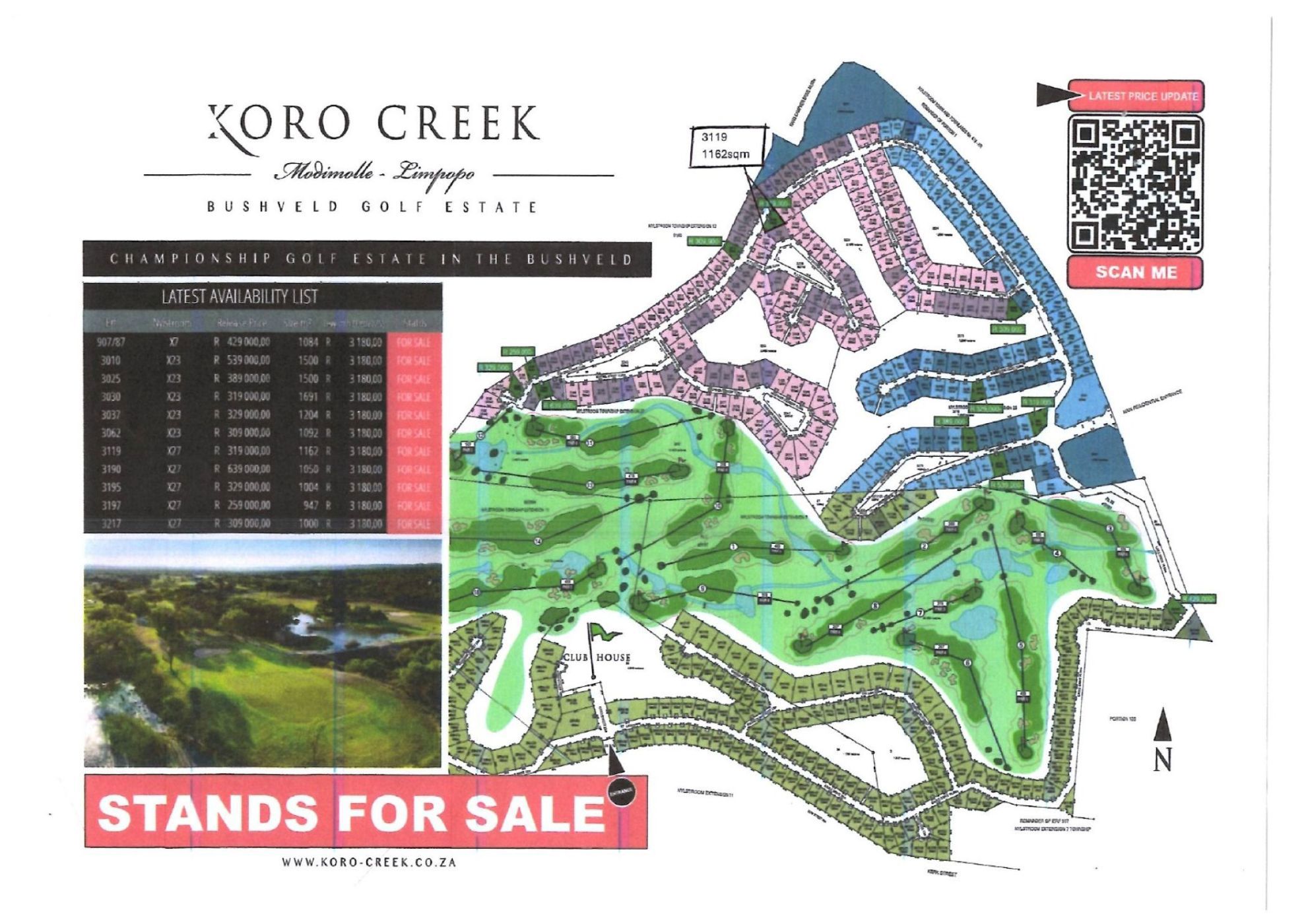 Vacant land for sale in Koro Creek Golf Estate - 1MDM1739090
