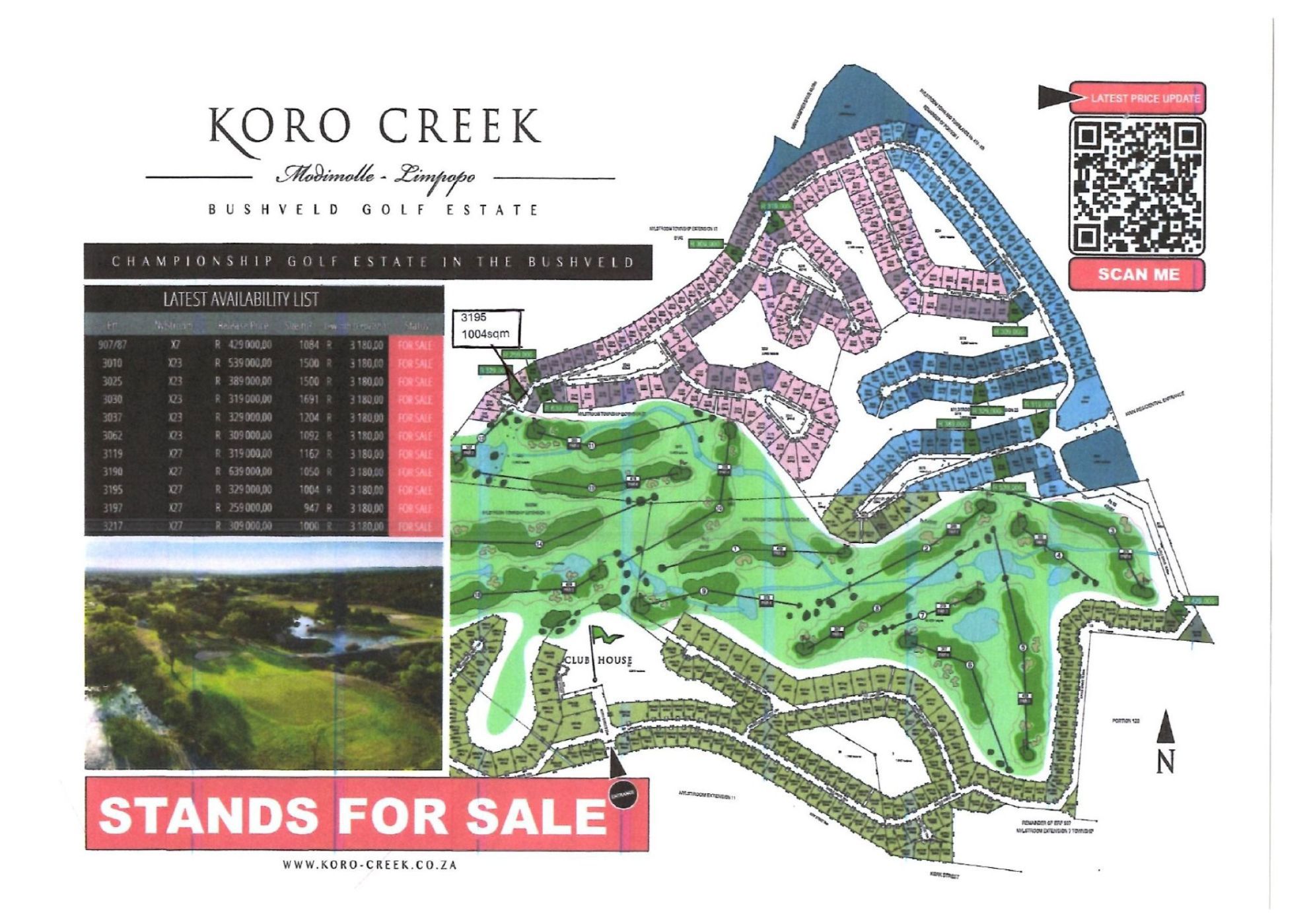 Vacant land for sale in Koro Creek Golf Estate - 1MDM1739095