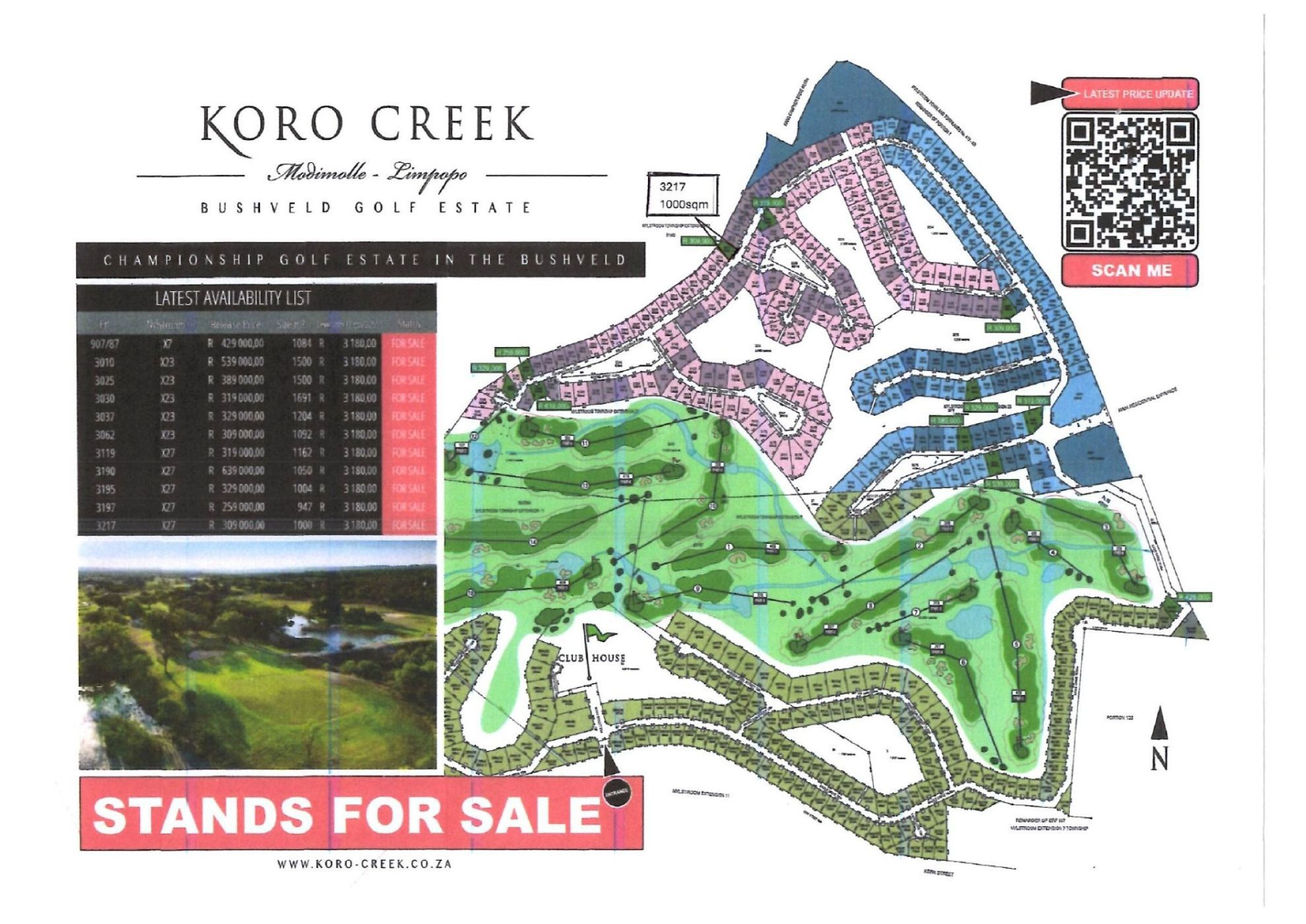 Vacant land for sale in Koro Creek Golf Estate - 1MDM1739099