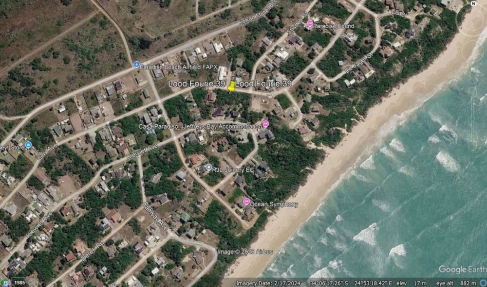 Residential vacant land for sale in Paradise Beach, Jeffreys Bay - 1JF1745416 Residential vacant land for sale in Paradise Beach, Jeffreys Bay - 1JF1745416