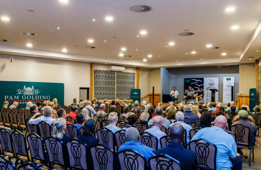 Brought to you by The Festival of Books, with Pam Golding Properties Knysna.
Last night, Knysna played host to an interesting and thought-provoking evening at The Moorings, Premier Hotel, as guests gathered for “Road to the Ballot”.
The event brought together three leading investigative journalists from News24, Pieter du Toit, Jeff Wick... Brought to you by The Festival of Books, with Pam Golding Properties Knysna.
Last night, Knysna played host to an interesting and thought-provoking evening at The Moorings, Premier Hotel, as guests gathered for “Road to the Ballot”.
The event brought together three leading investigative journalists from News24, Pieter du Toit, Jeff Wick...