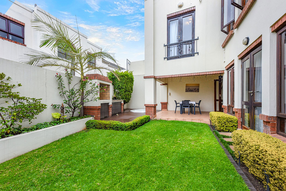 Located in one of Bryanston's most sought-after, 24-hour guarded estates and priced at R3.495 million through Pam Golding Properties, this three-bedroom cluster home offers the ideal balance of effortless indoor-outdoor living and secure family comfort.