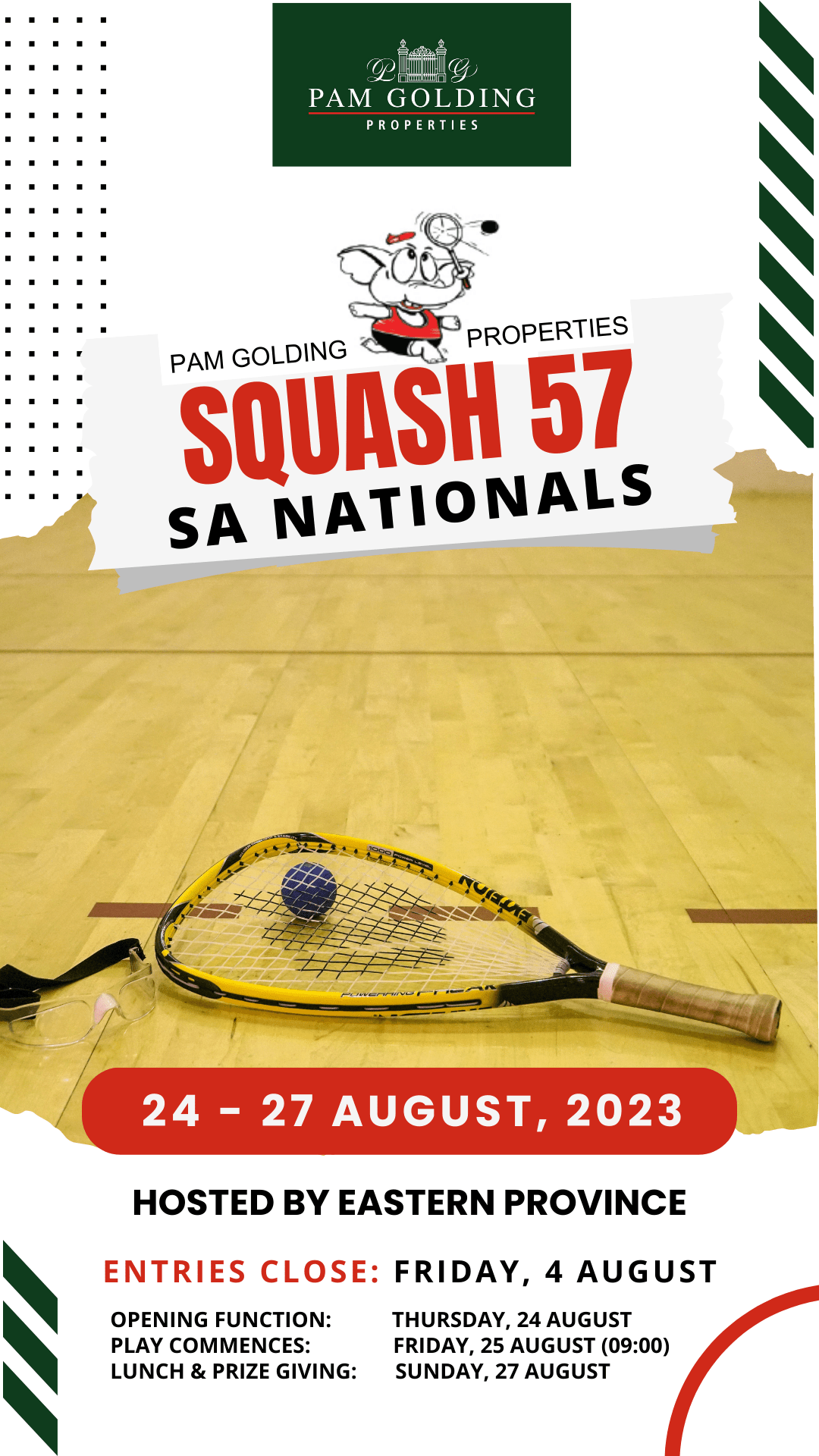 Pam Golding Properties champions the Squash 57 SA Nationals 2023 Pam Golding Properties champions the Squash 57 SA Nationals 2023