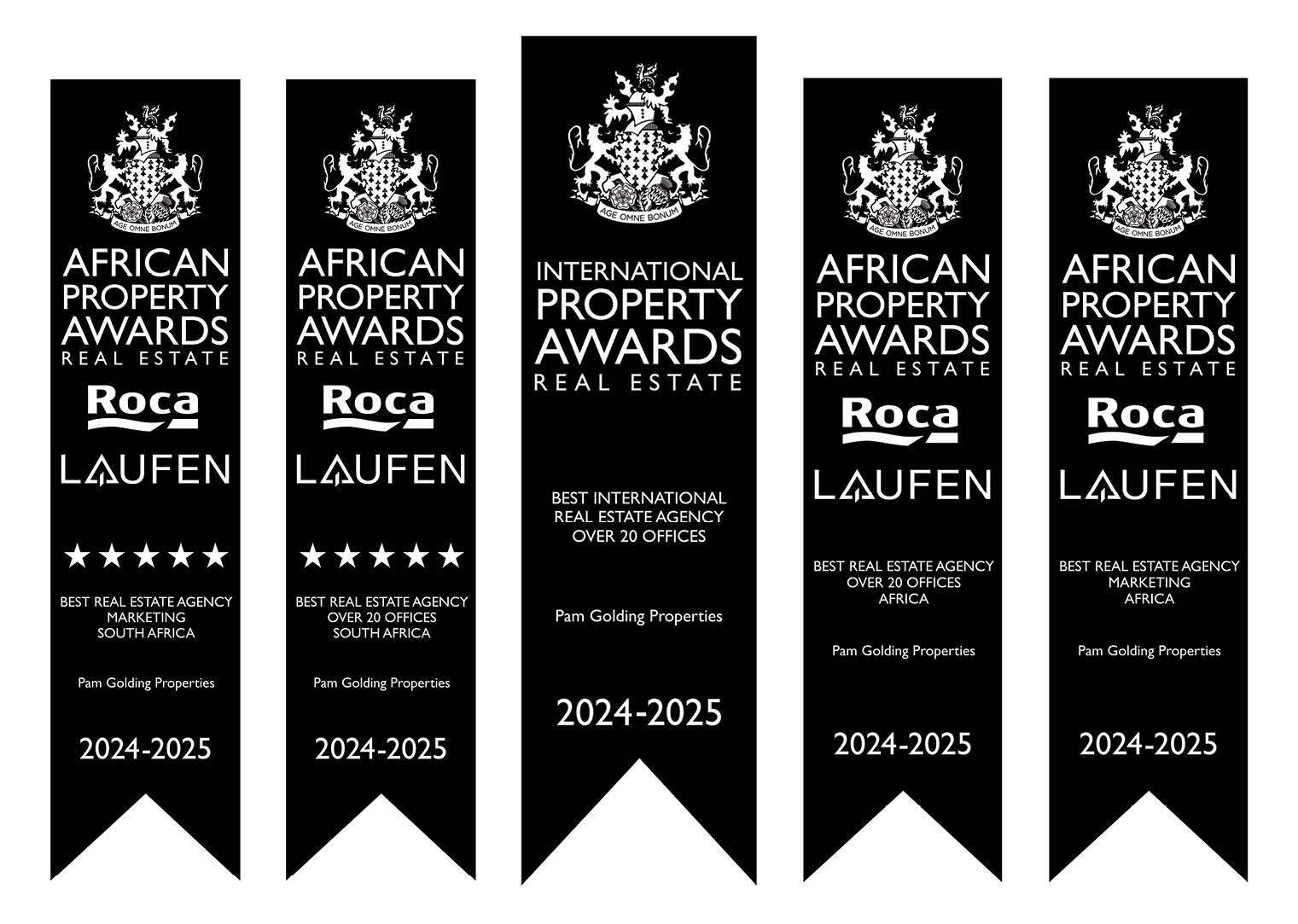 The International Property Awards 2024-2025 presented to Pam Golding Properties. The International Property Awards 2024-2025 presented to Pam Golding Properties.