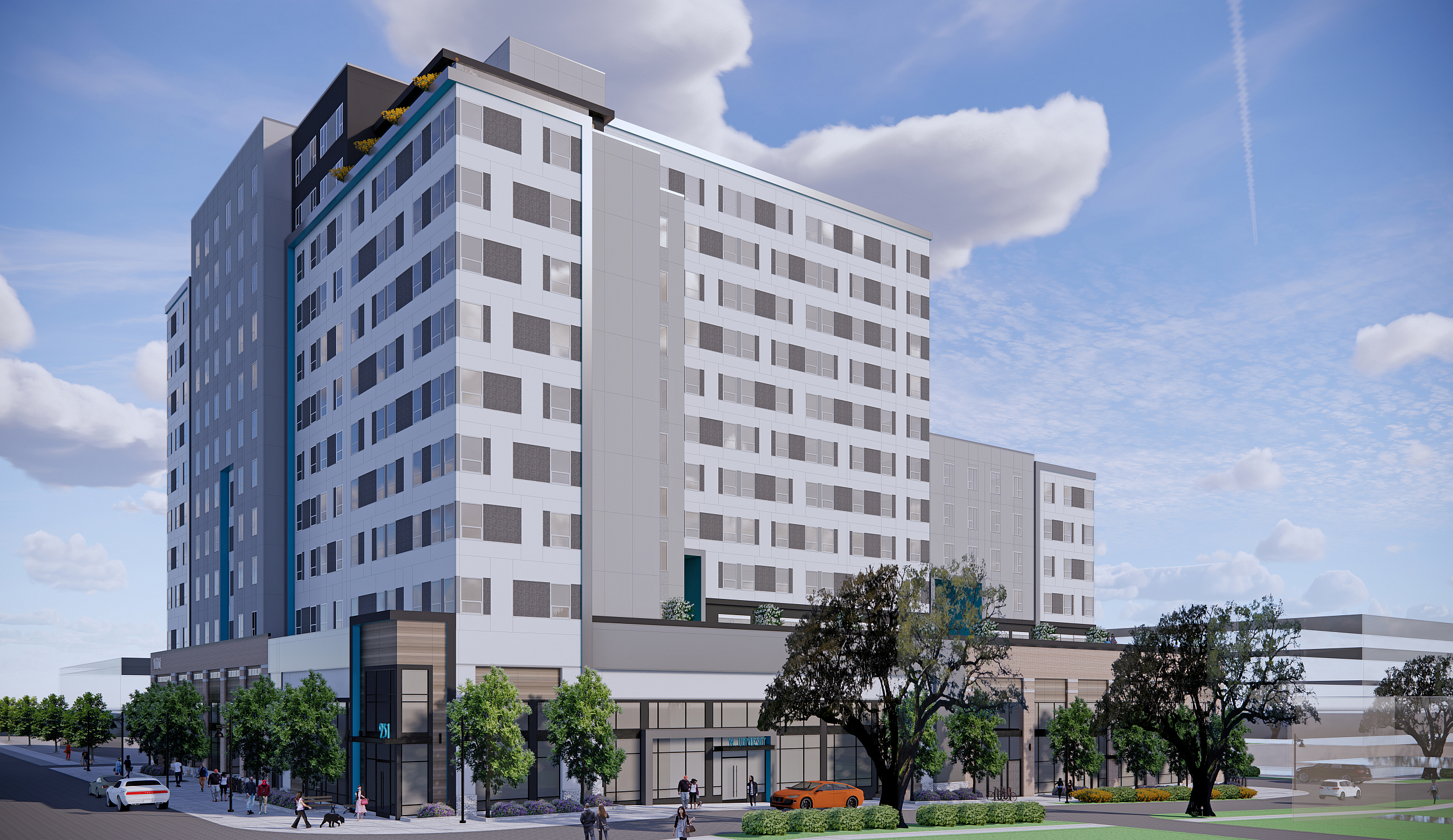 Artist’s impression of the new Gainsville student accommodation project developed by CA Student Living. Artist’s impression of the new Gainsville student accommodation project developed by CA Student Living.