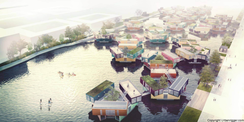 Floating container villages provide student housing in Denmark Floating container villages provide student housing in Denmark
