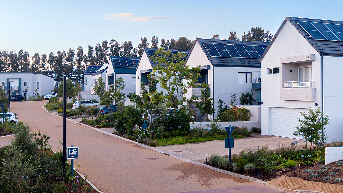 View of the Homesteads in Newinbosch 