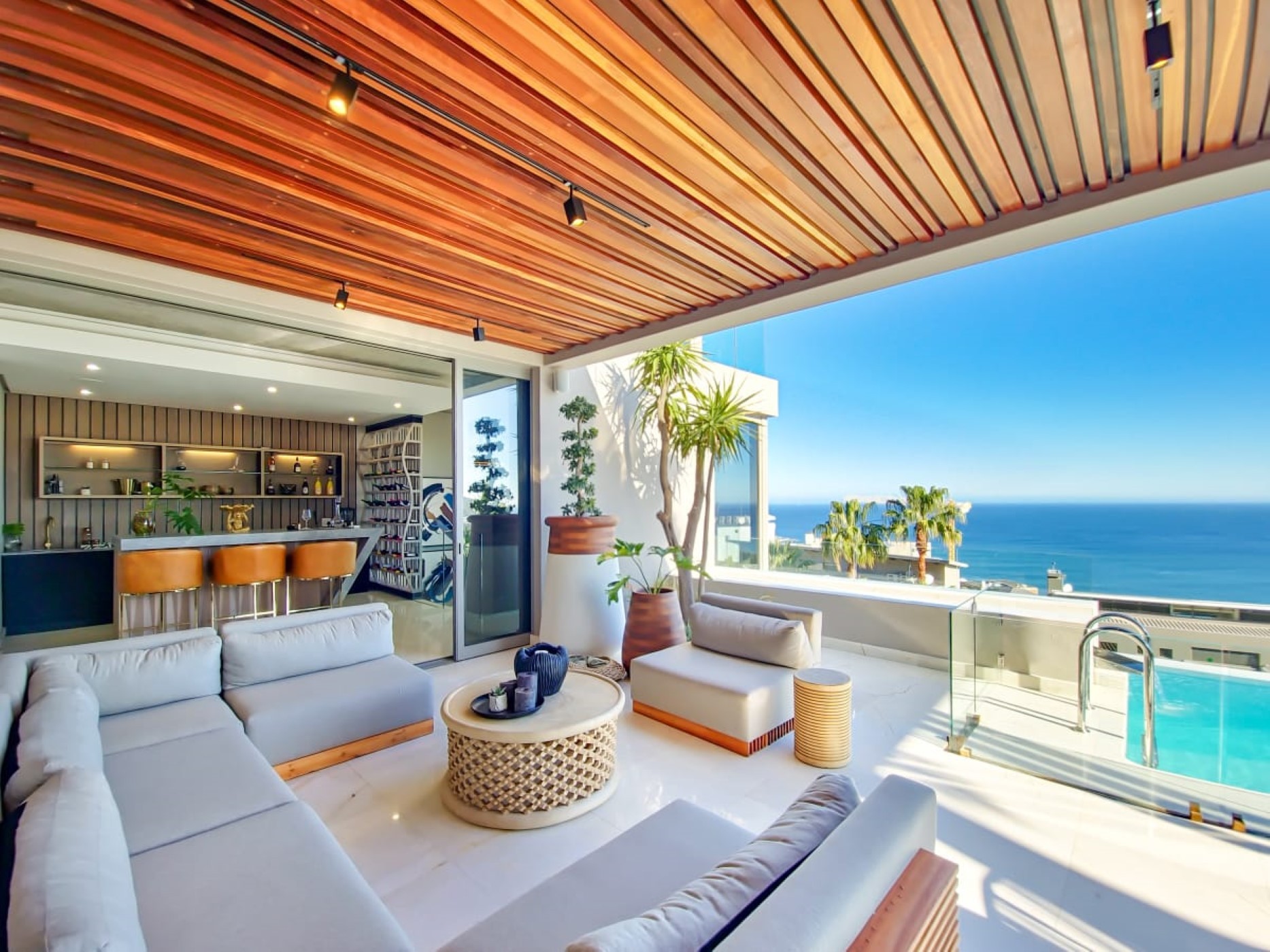 This modern, luxurious home in Bantry Bay has been sold for R75 million by Pam Golding Properties.