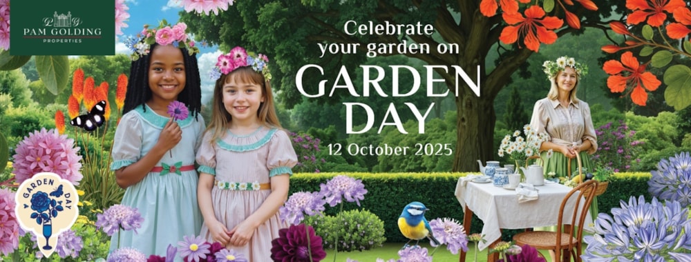 Pam Golding Properties is proud to partner with Garden Day SA in honouring the green spaces that enrich our homes and our lives. Whether your garden is a sprawling sanctuary or a collection of potted plants on a sunny balcony, join us on Sunday, 12 October 2025 for the Pam Golding Garden Day Festival, a day dedicated to celebrating the beauty and j... Pam Golding Properties is proud to partner with Garden Day SA in honouring the green spaces that enrich our homes and our lives. Whether your garden is a sprawling sanctuary or a collection of potted plants on a sunny balcony, join us on Sunday, 12 October 2025 for the Pam Golding Garden Day Festival, a day dedicated to celebrating the beauty and j...